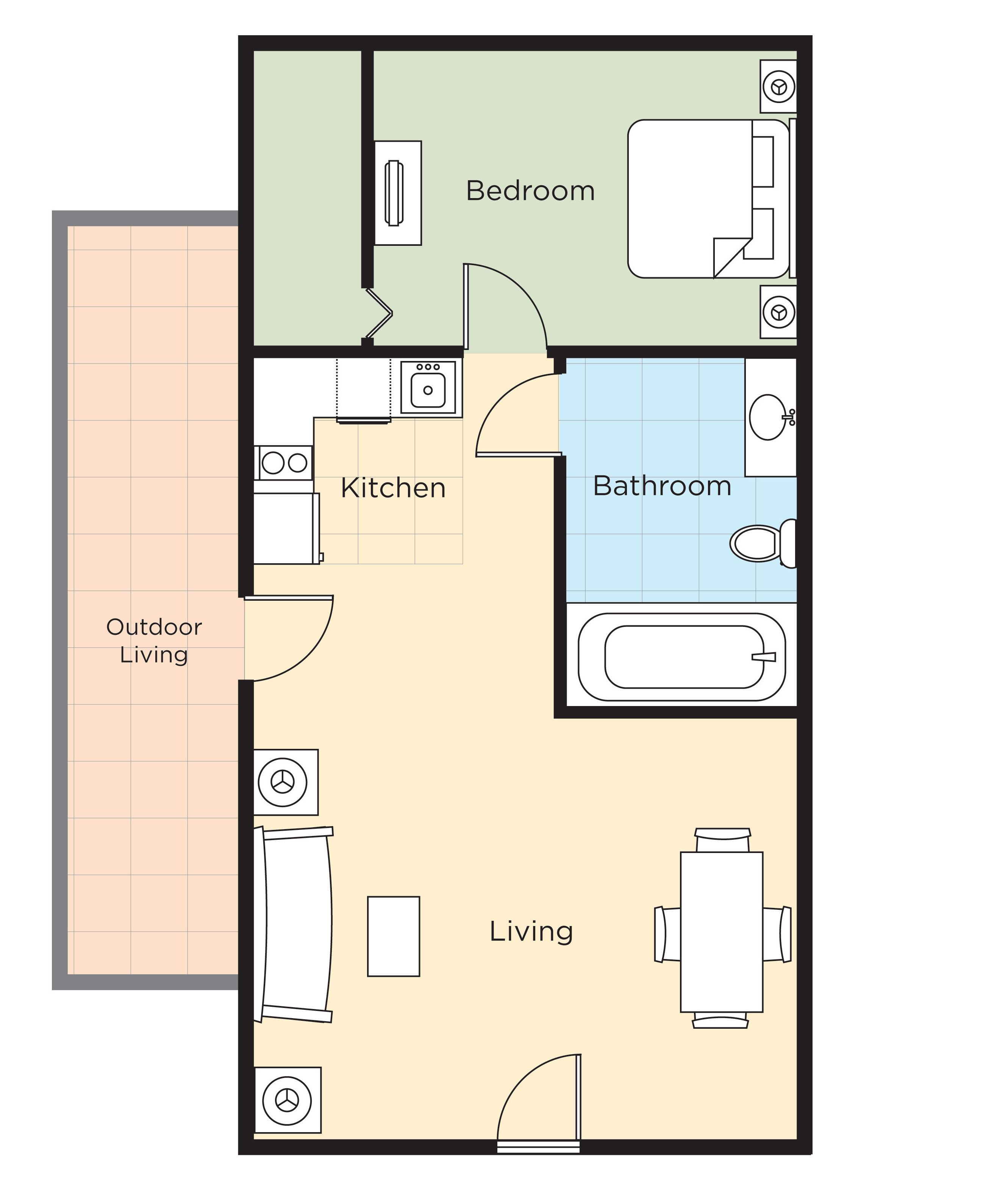 standard suite, 1 queen bed with sofa bed | 1 bedroom, blackout curtains, iron/ironing board, free wifi