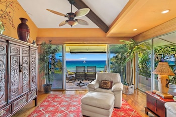 50-inch LCD TV with cable channels, TV at Aston Maui Kaanapali Villas