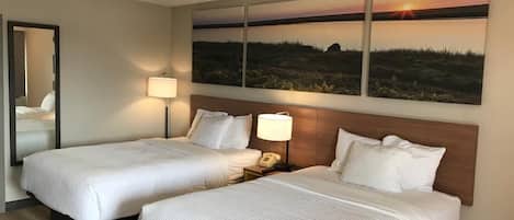 In-room safe, desk, laptop workspace, iron/ironing board