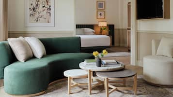 Sábanas de algodón egipcio, ropa de cama de alta calidad y minibar