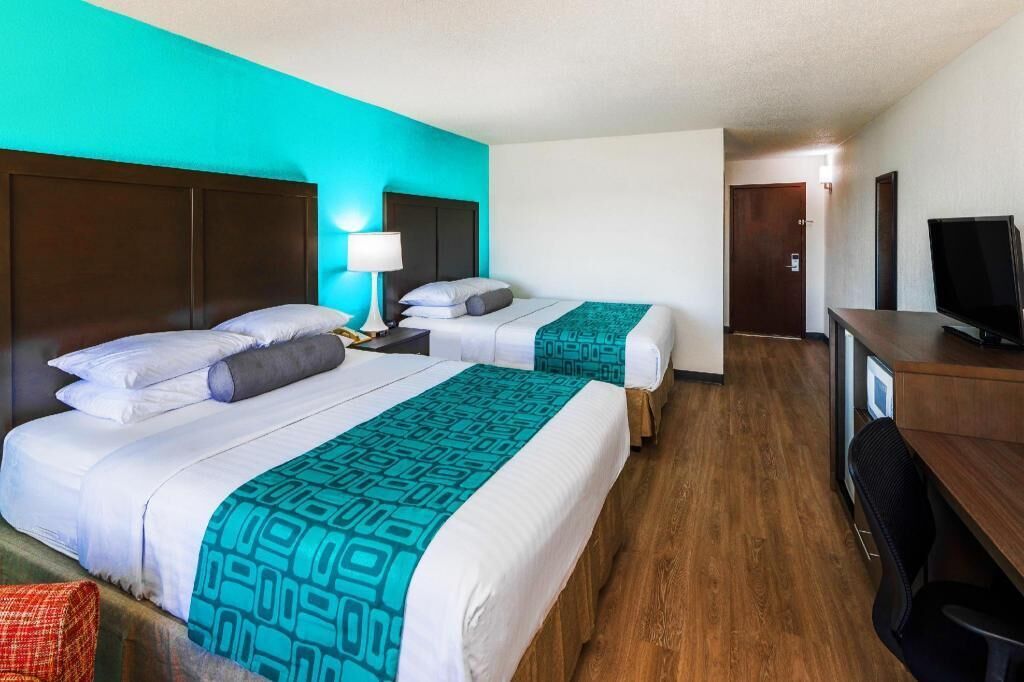 In-room safe, desk, laptop workspace, blackout curtains