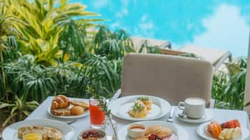 Petit déjeuner buffet compris tous les jours