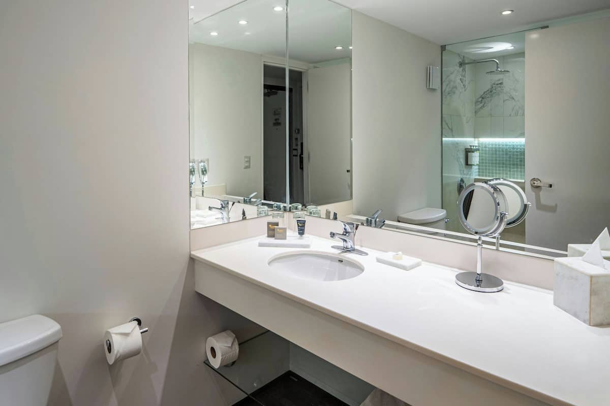 Executive Room, 1 King Bed, Balcony, Garden View | Bathroom | Shower, free toiletries, hair dryer, towels