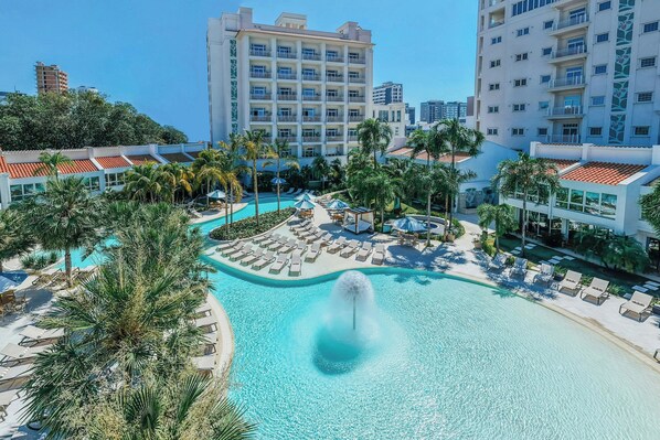 Alberca al aire libre por temporada 