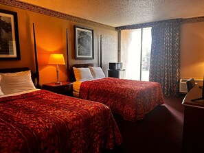 Room, 2 Queen Beds, Non Smoking | Free WiFi, bed sheets