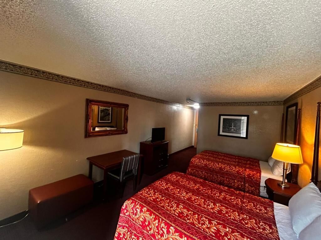 Room, 2 Queen Beds, Non Smoking | Free WiFi, bed sheets