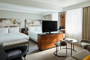 Superior Room, Multiple Beds | Pillow-top beds, in-room safe, desk, laptop workspace - London Marriott Hotel Kensington (London)