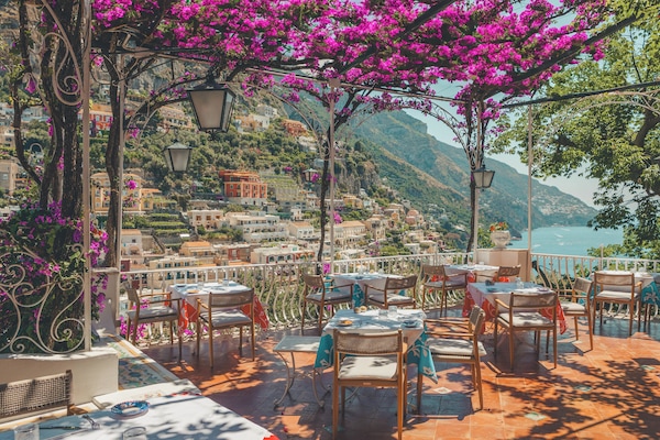 Breakfast, lunch, dinner served; Mediterranean cuisine, ocean views