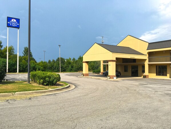 Majoituspaikan julkisivu