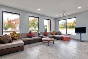 Zona de estar del vestíbulo