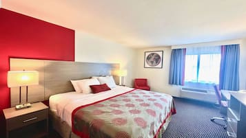 Desk, iron/ironing board, free cots/infant beds, free WiFi