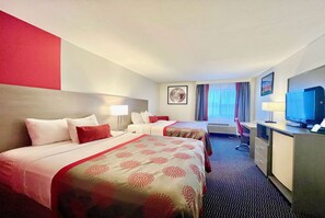Room, 2 Queen Beds, Non Smoking | Desk, iron/ironing board, free cots/infant beds, free WiFi