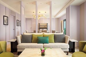 Sarawak Suite | Living area | 55-inch LED TV with cable channels