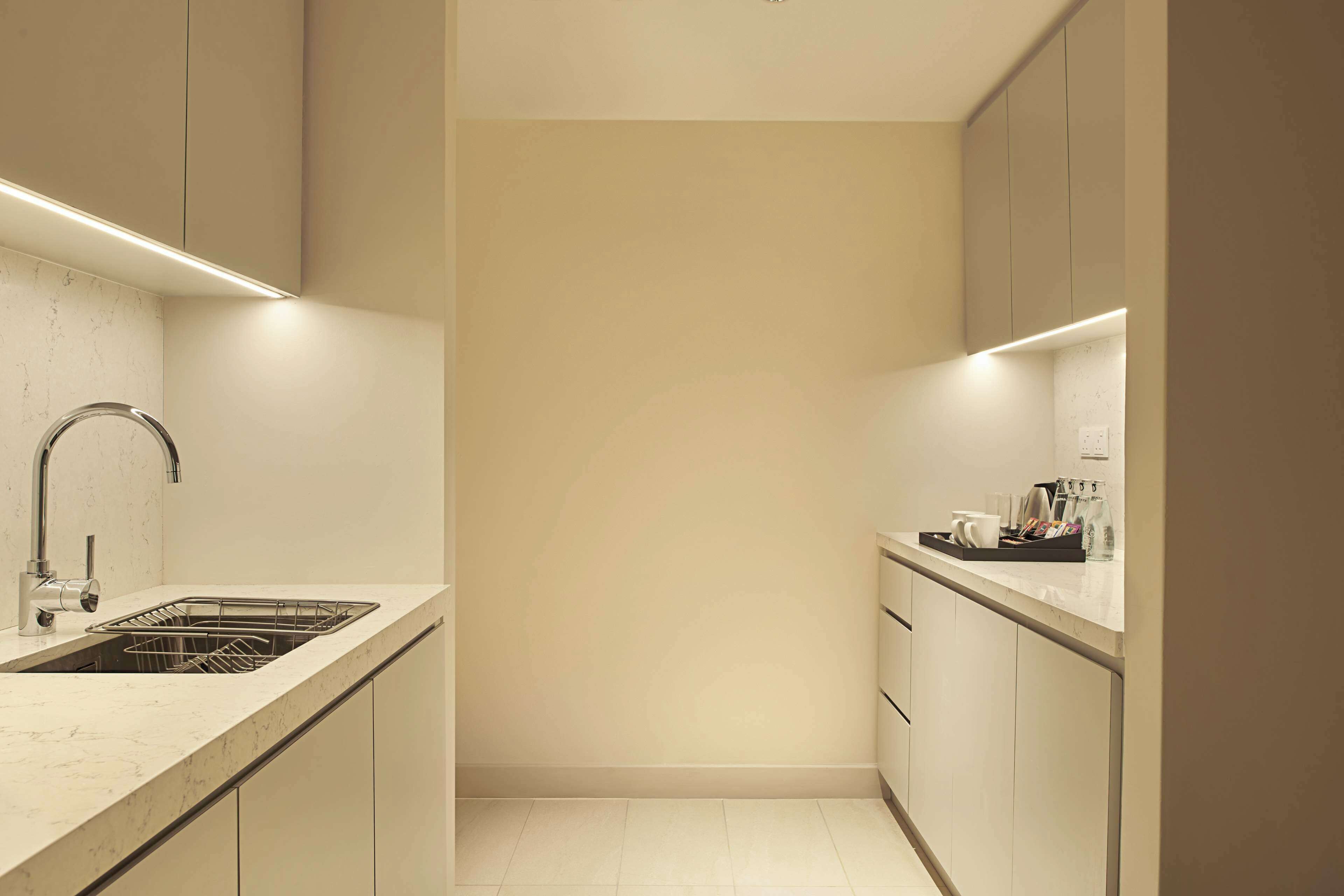 sarawak suite | private kitchen | fridge, coffee/tea maker