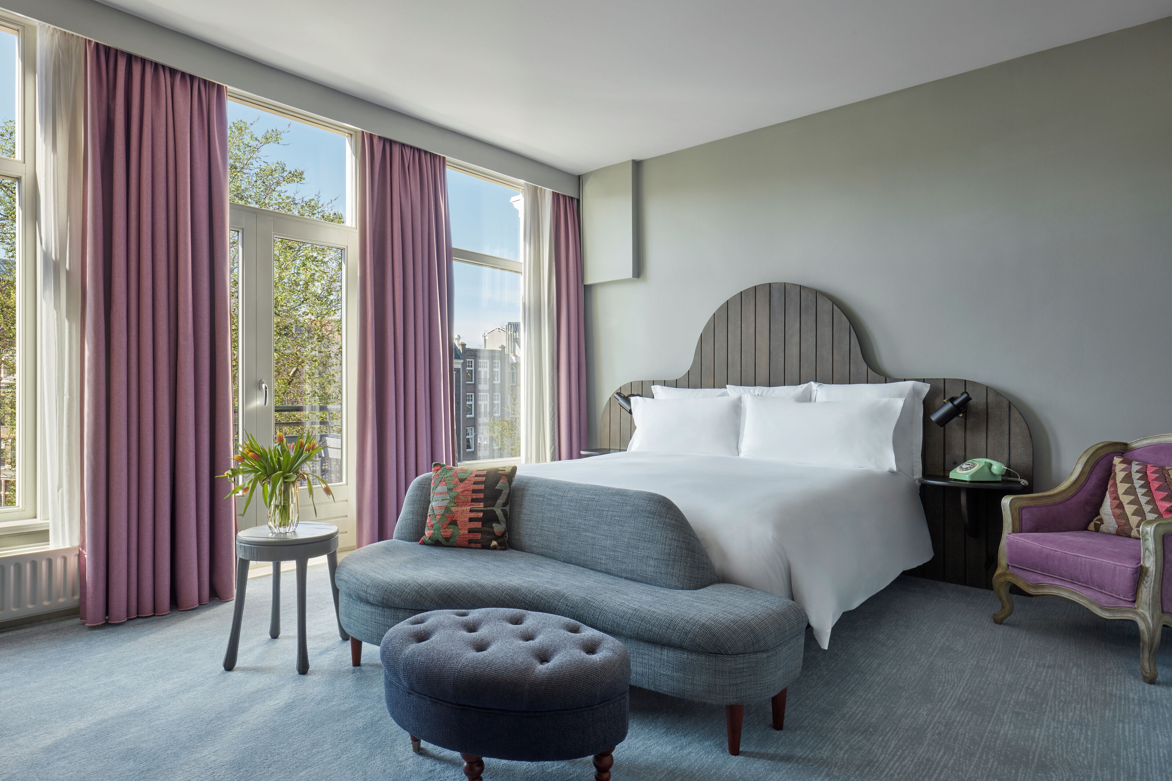 Phòng Suite (Classic) | Bộ trải giường bằng vải cotton Ai Cập, bộ đồ giường cao cấp 