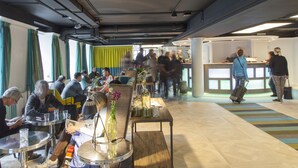 Sala de estar en el lobby
