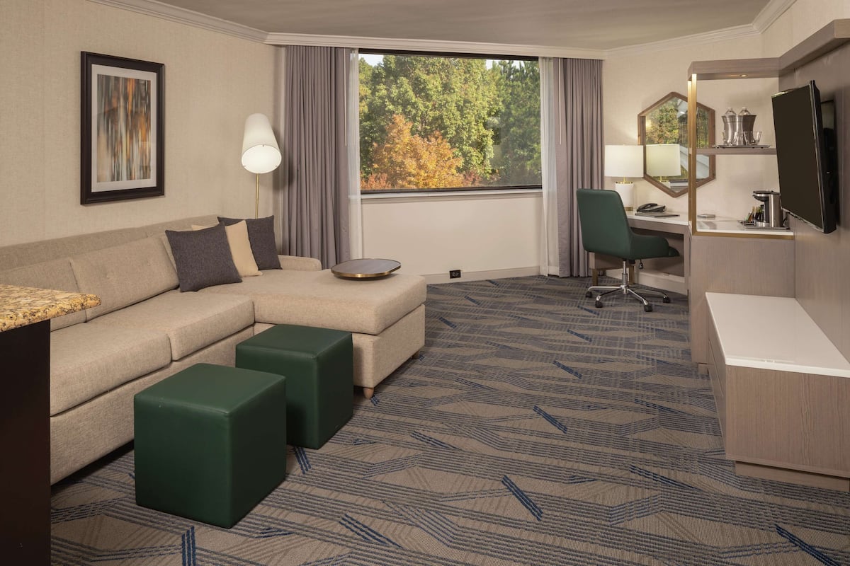 One King Bed, Alcove Suite | 1 bedroom, premium bedding, down comforters, pillowtop beds