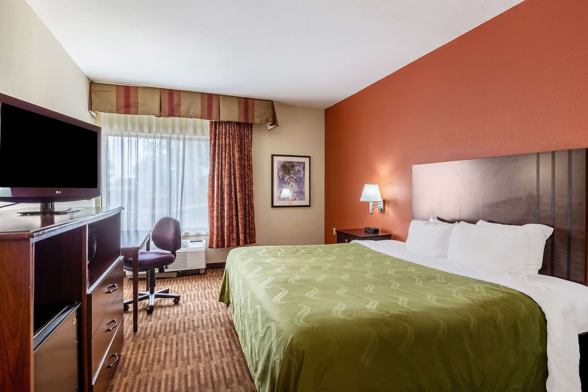 In-room safe, desk, iron/ironing board, rollaway beds