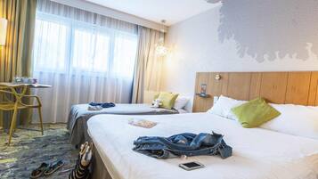 Standard Room, Multiple Beds | 1 bedroom, desk, blackout drapes, iron/ironing board (on request)