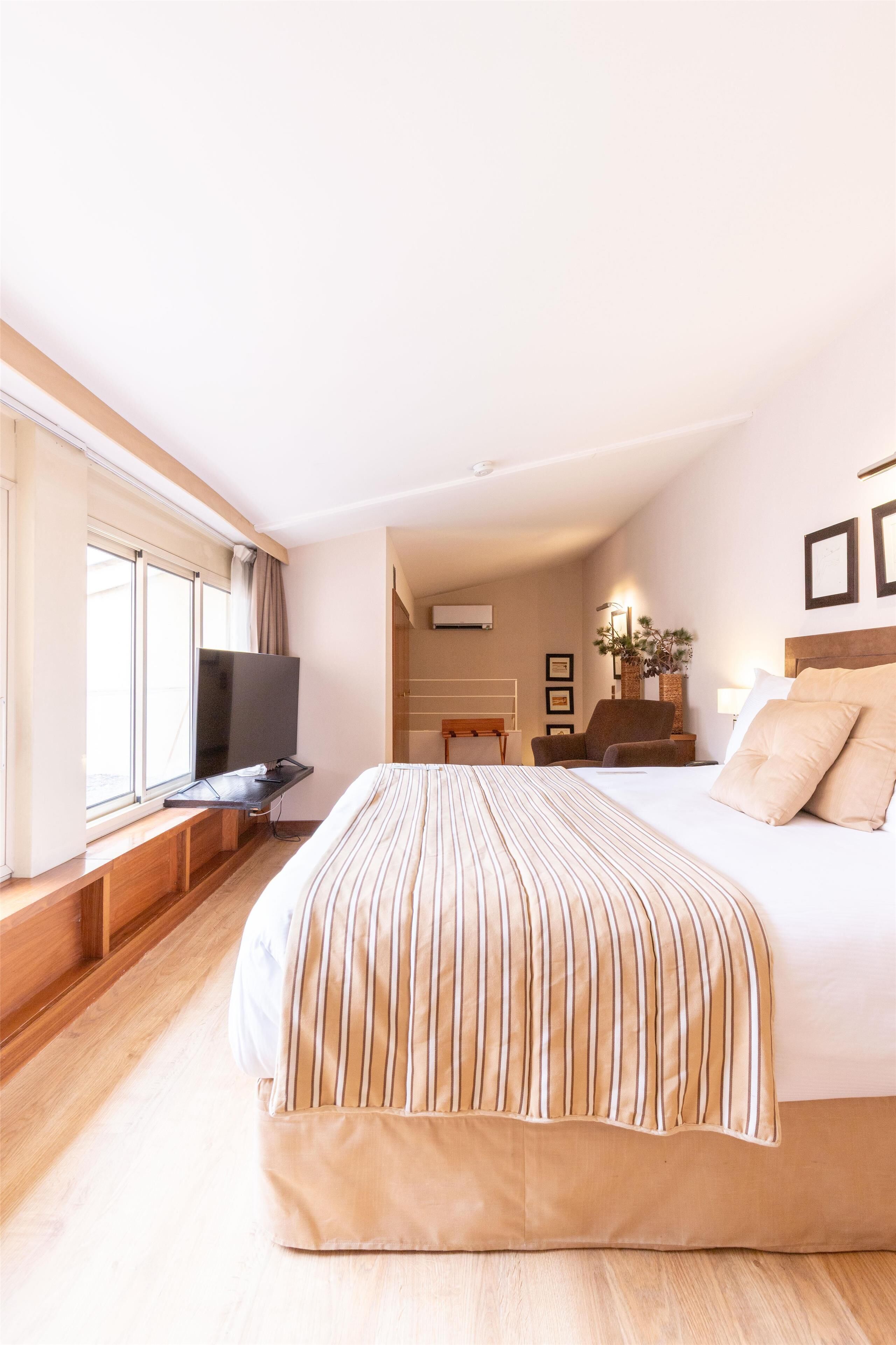 Exclusieve kamer, 1 kingsize bed, niet-roken | Luxe beddengoed, Select Comfort-bedden, een minibar