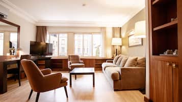 Literie de qualité supérieure, matelas Select Comfort, minibar