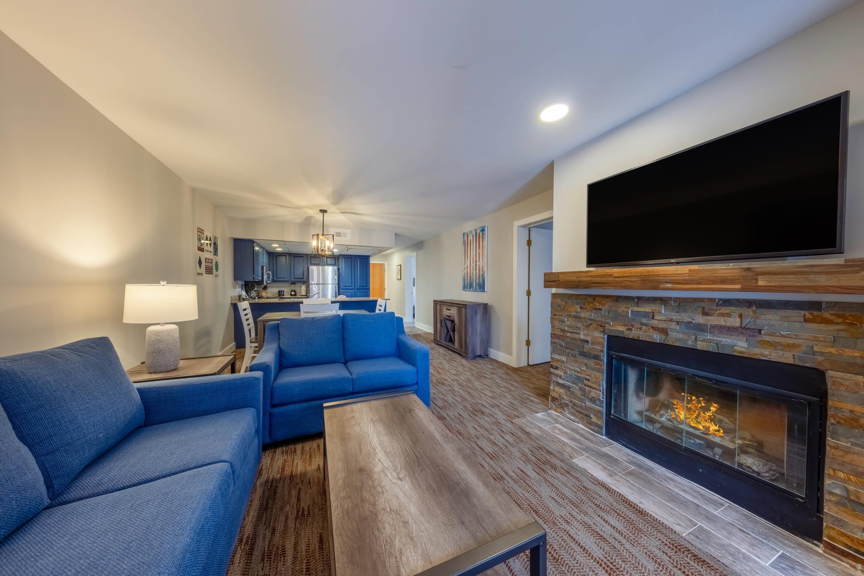 Two Bedroom Suite | Pillowtop beds, blackout drapes, iron/ironing board, free WiFi