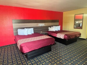 Standard Room, 2 Queen Beds | Desk, iron/ironing board, free WiFi - Villa Inn (Lawrenceburg)
