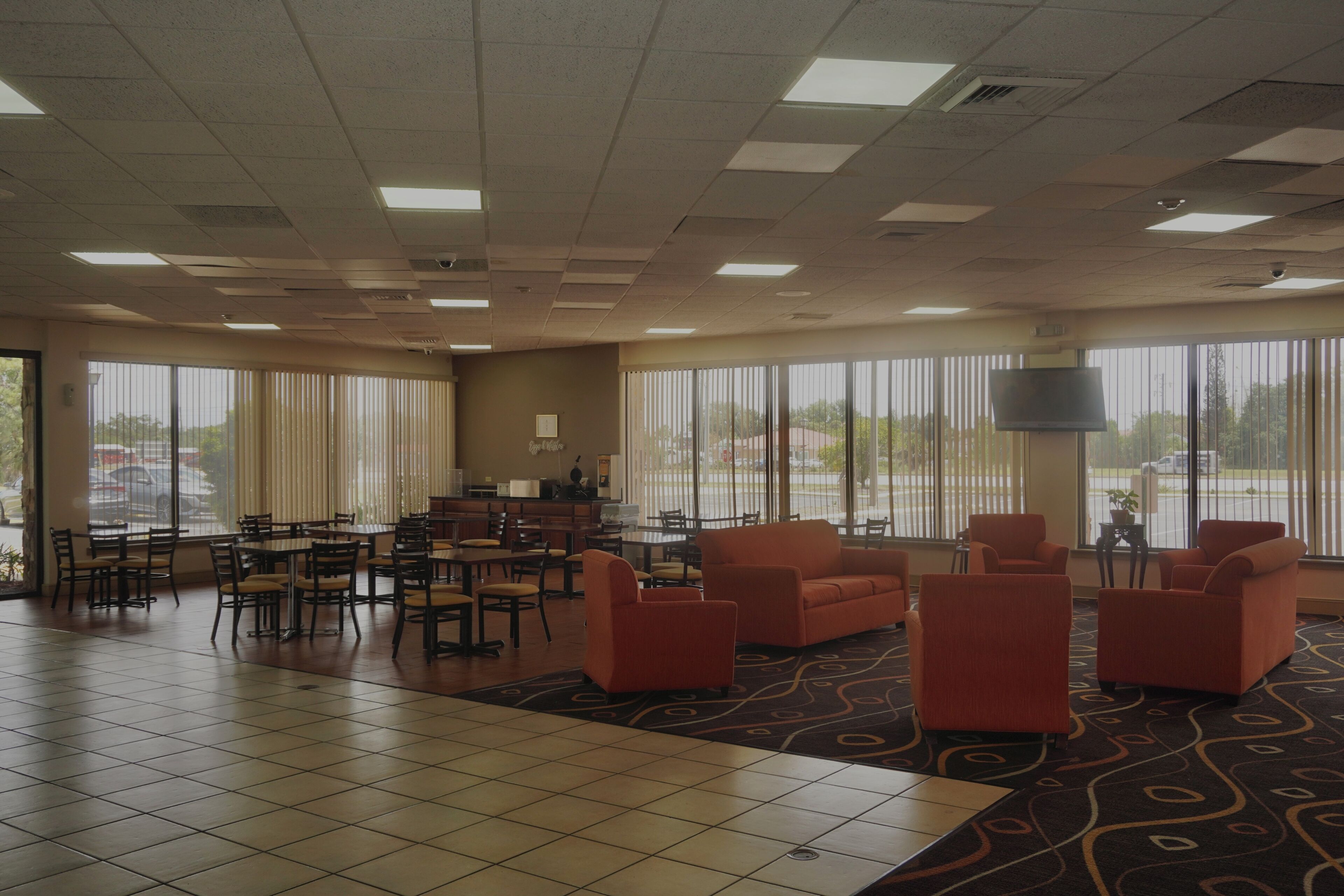 Lobby sitting area