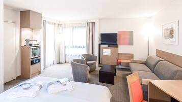 Minibar, in-room safe, desk, blackout drapes