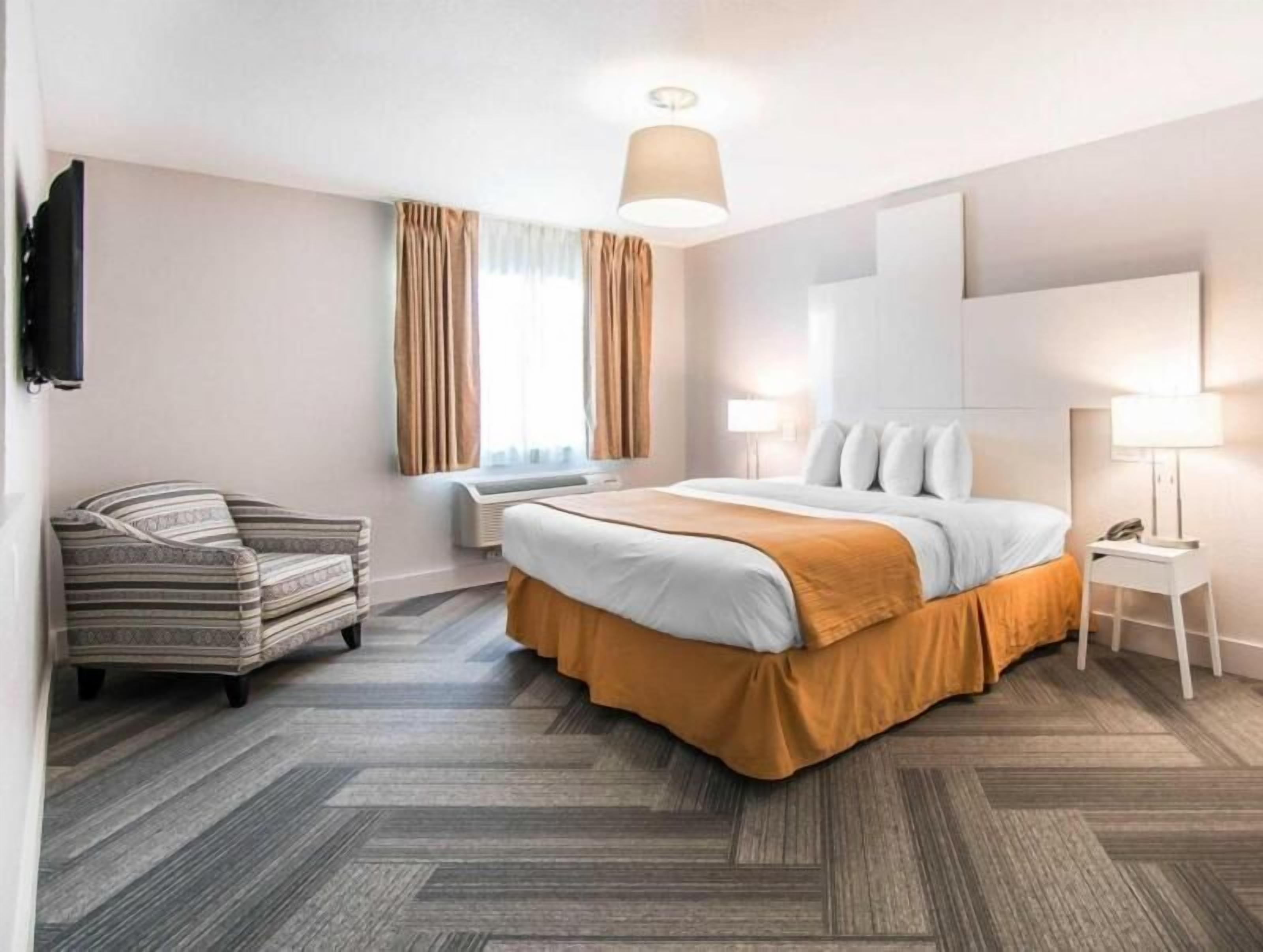 Premium bedding, desk, iron/ironing board, free WiFi