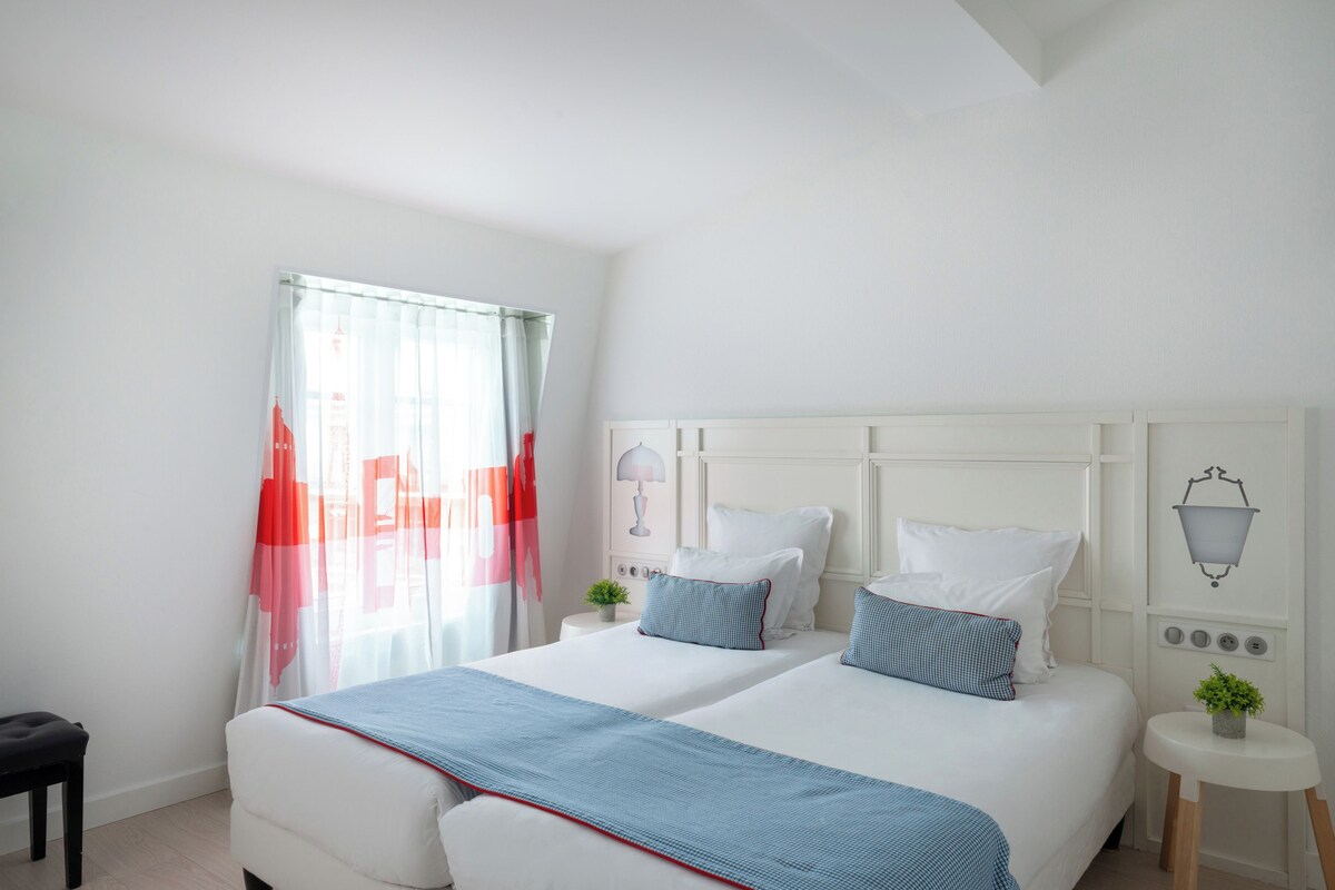 Family Room, 2 Rooms - Complimentary soft minibar, courtesy tray, digital press, fitness, sauna | Premium bedding, minibar (free items), in-room safe, desk