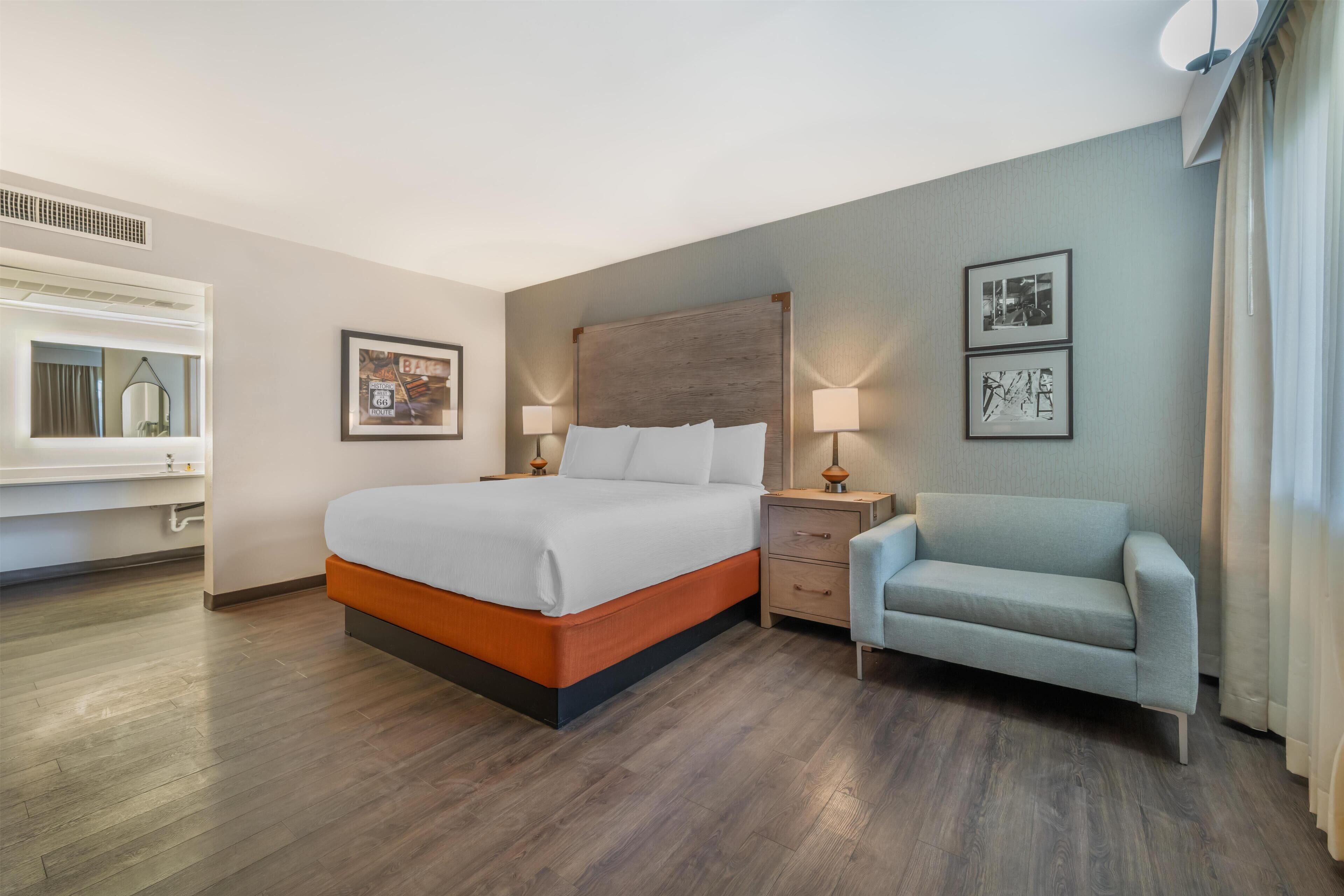 2 bedrooms, in-room safe, individually decorated, desk