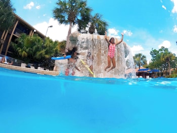 2 outdoor pools, cabanas (surcharge), pool umbrellas at DoubleTree by Hilton Hotel Orlando at SeaWorld
