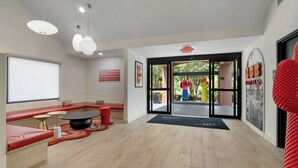 Sitteområde i lobbyen