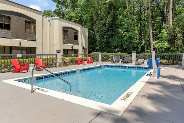 Seasonal outdoor pool