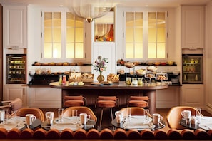 Daily buffet breakfast (EUR 38 per person)