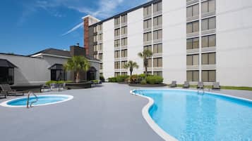 Seasonal outdoor pool