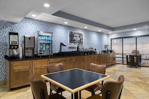 Free daily buffet breakfast