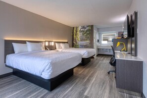 Chambre, 2 grands lits, accessible aux personnes à mobilité réduite, non-fumeur