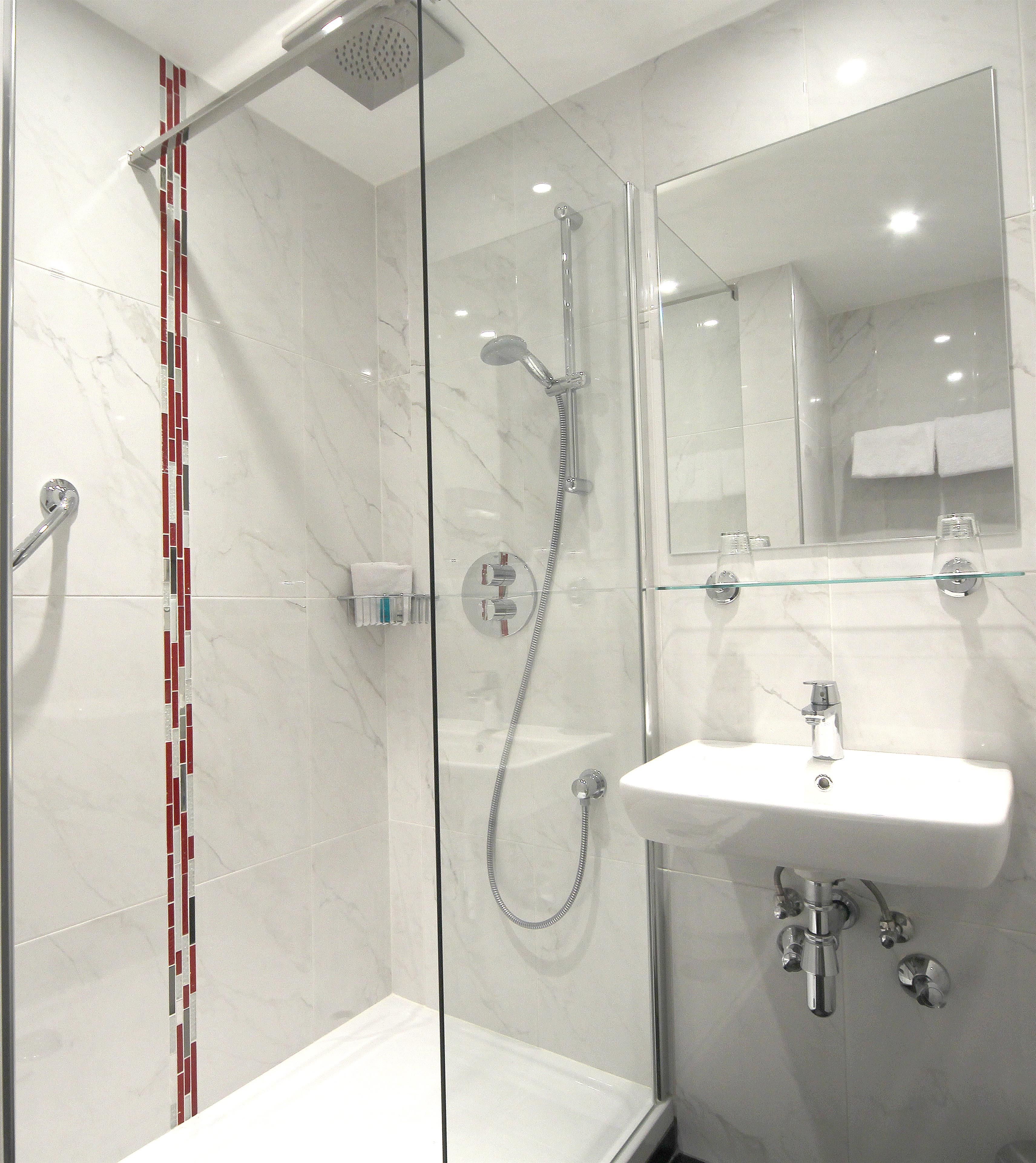 free toiletries, hair dryer, towels, soap