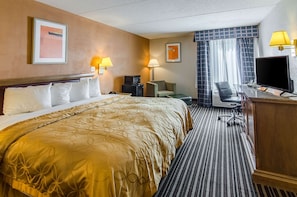 Standardzimmer, 1 King-Bett, Nichtraucher | Bügeleisen/Bügelbrett, kostenloses WLAN, Bettwäsche