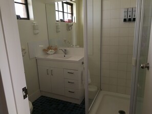 Shower, free toiletries, hair dryer, towels - Lakeside Lodge Motel (Loftville)
