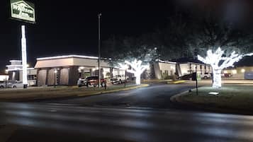 Front of property – evening/night