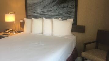 In-room safe, desk, laptop workspace, blackout drapes