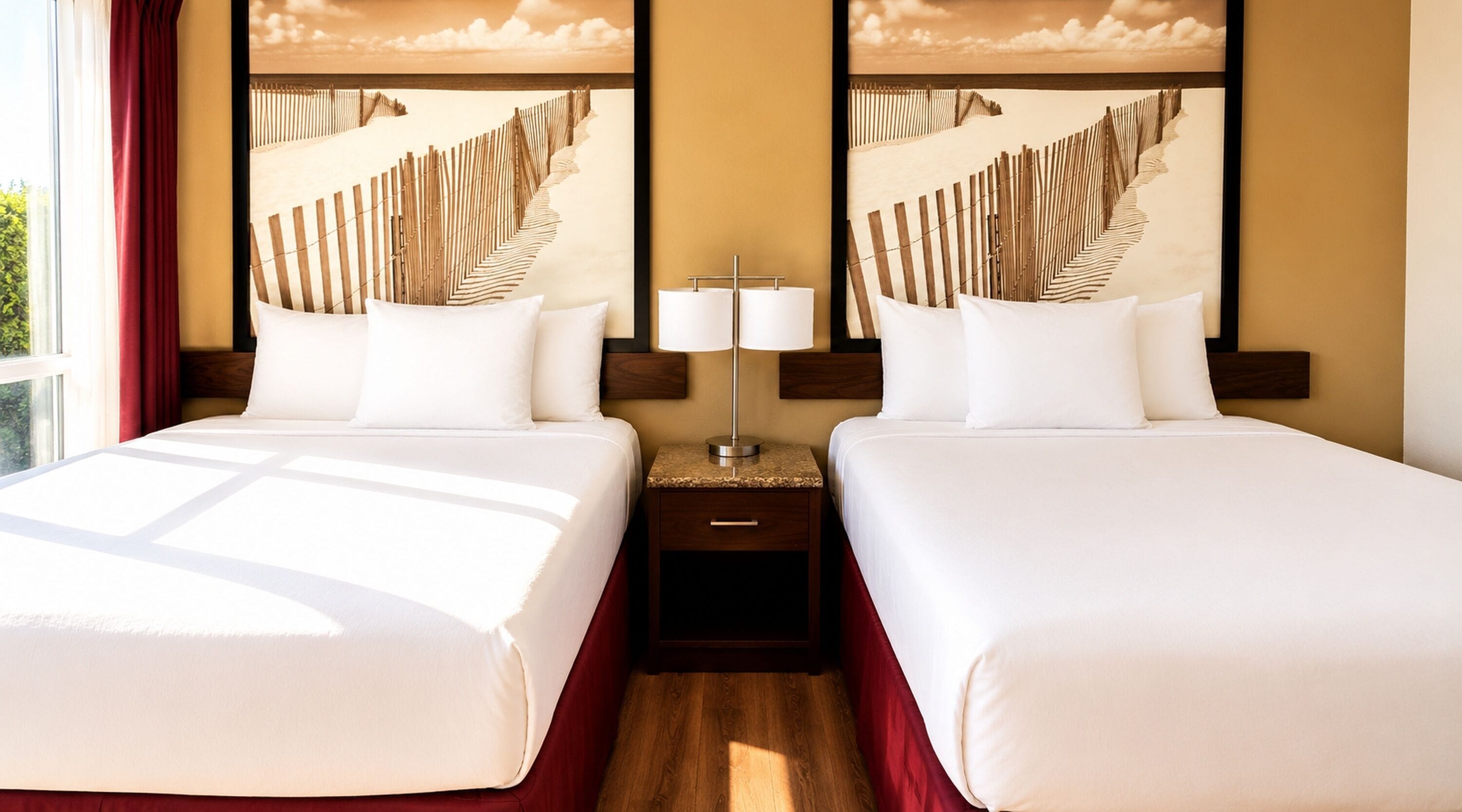Standard Room, 2 Queen Beds, Non Smoking | View from room