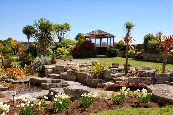 Outdoor wedding area