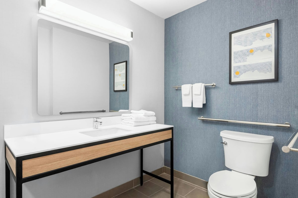 Habitación, 1 cama King size | Escritorio, espacio para trabajar con laptop, cunas y camas extra