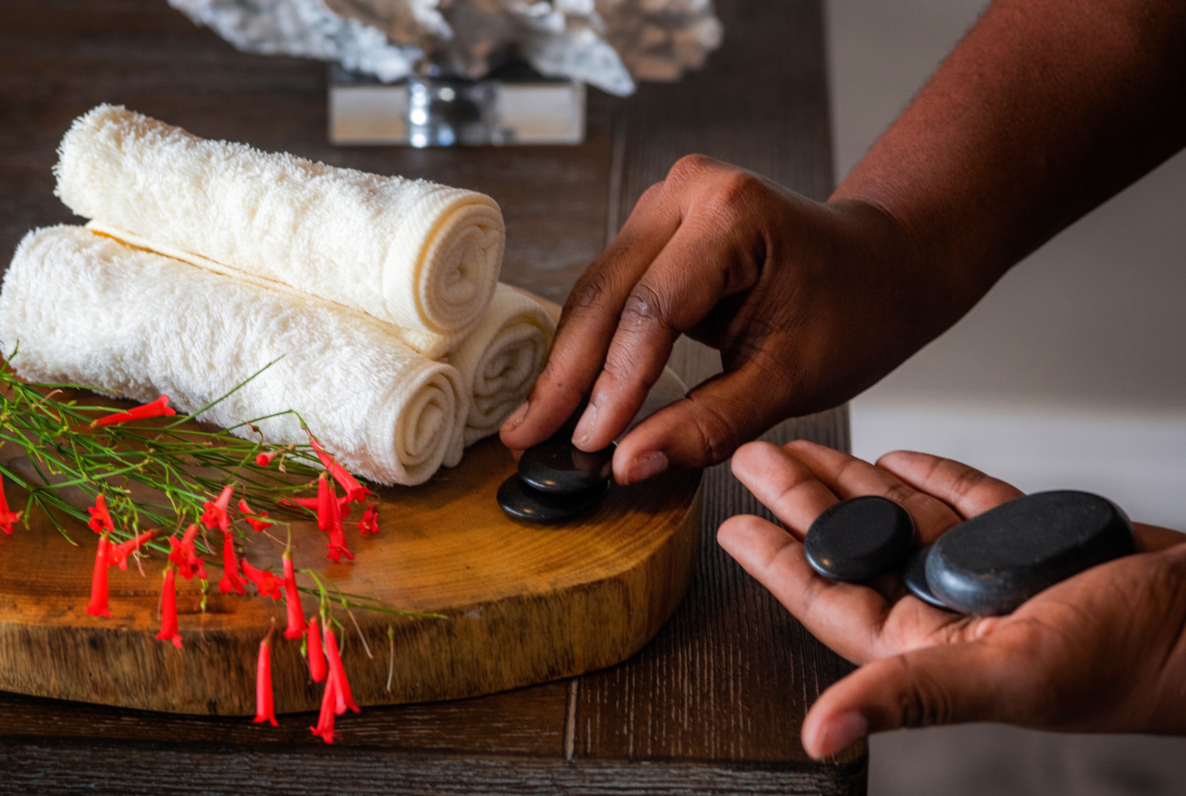 body treatments, hot stone massages, deep-tissue massages