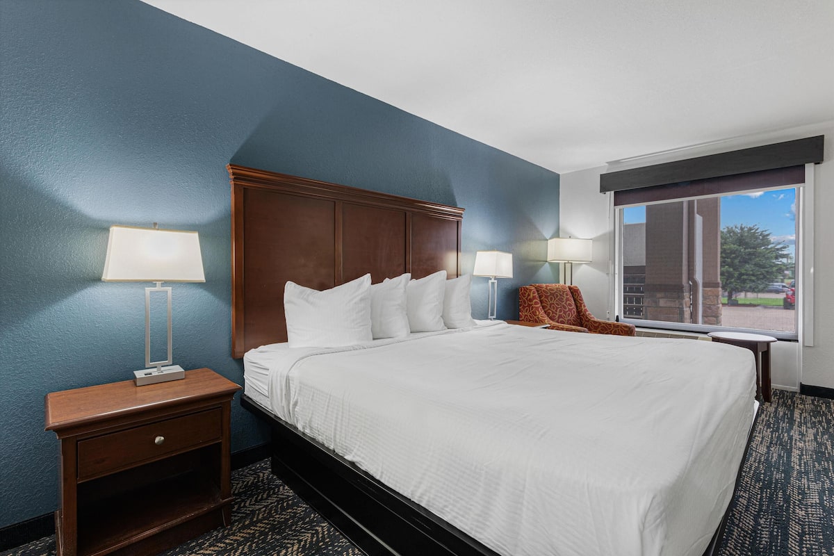 Standard Room, 1 King Bed, Accessible, Refrigerator & Microwave