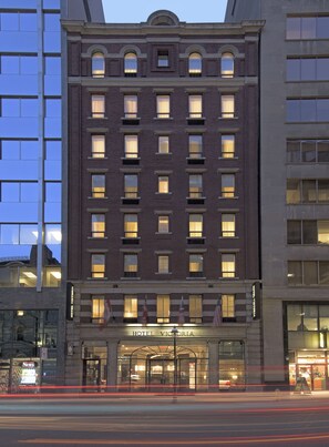 Voorkant van accommodatie